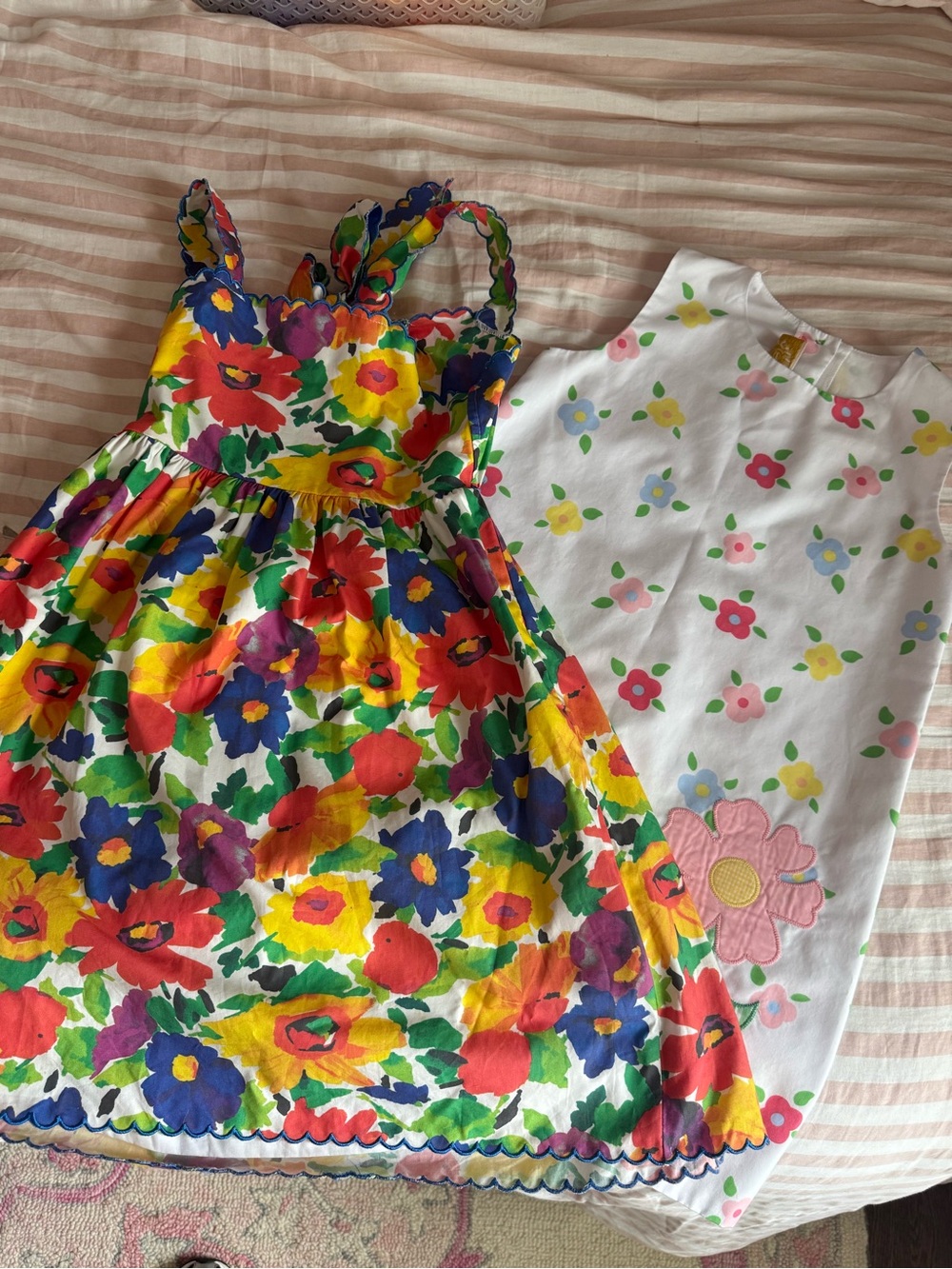 Set of two girls size 8 spring dresses